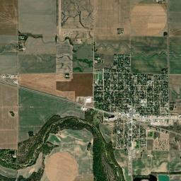 Ellinwood High Resolution Satellite Map