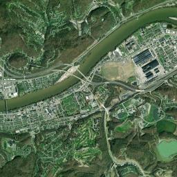 South Charleston High Resolution Satellite Map