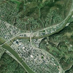 Charleston High Resolution Satellite Map