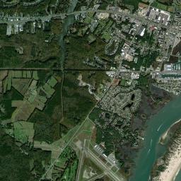 West Ocean City High Resolution Satellite Map