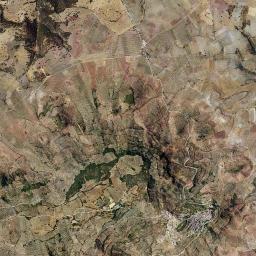 Chiclana de Segura High Resolution Satellite Map