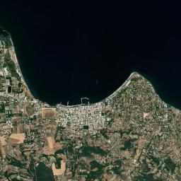 Néa Palátia High Resolution Satellite Map