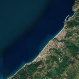 Bagnara Calabra High Resolution Satellite Map