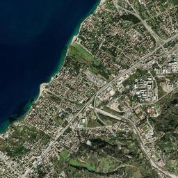 Aktaío High Resolution Satellite Map