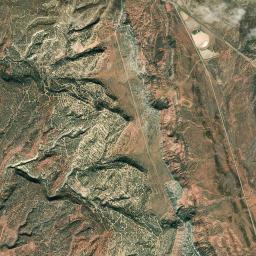 Aerial view of Big Indian Wash