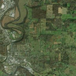 Corydon High Resolution Satellite Map