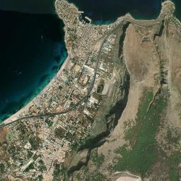 Isola delle Femmine High Resolution Satellite Map