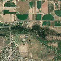 Las Animas High Resolution Satellite Map