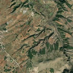 Çal İlçesi High Resolution Satellite Map