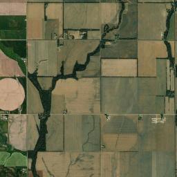 Harvey County High Resolution Satellite Map