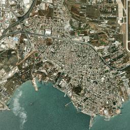 Elefsína High Resolution Satellite Map