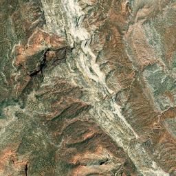 Aerial view of Circle Cliffs