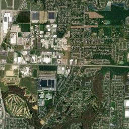 Melody Hill High Resolution Satellite Map