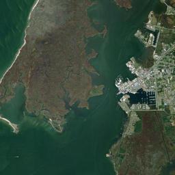 Crisfield High Resolution Satellite Map