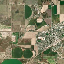 Lakin High Resolution Satellite Map