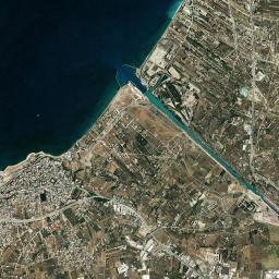 Kórinthos High Resolution Satellite Map