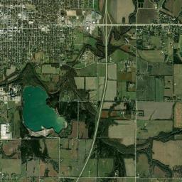 Iola High Resolution Satellite Map