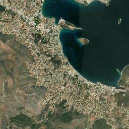 Limín Mesoyaías High Resolution Satellite Map