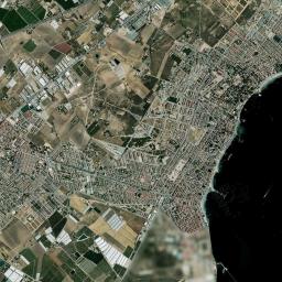 Santiago de la Ribera High Resolution Satellite Map