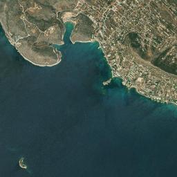 Agía Marína High Resolution Satellite Map