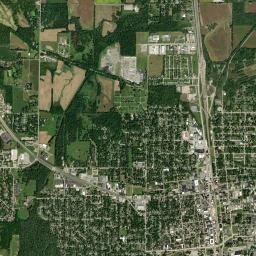 Carbondale High Resolution Satellite Map