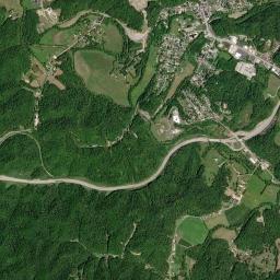 Salyersville High Resolution Satellite Map