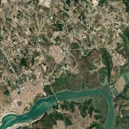 Vila Nova de Milfontes High Resolution Satellite Map