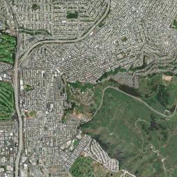 Daly City, California map(satellite map)