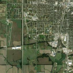 Chanute High Resolution Satellite Map