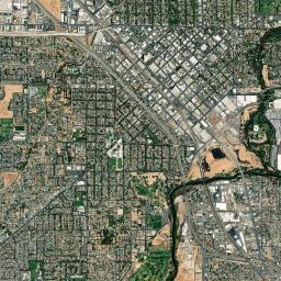 Modesto, California map(satellite map)