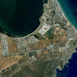 La Manga del Mar Menor High Resolution Satellite Map