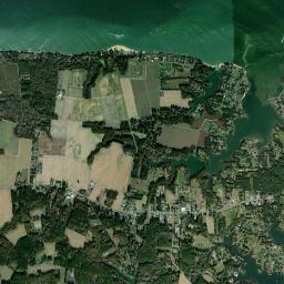 Deltaville High Resolution Satellite Map