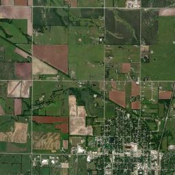 Girard High Resolution Satellite Map