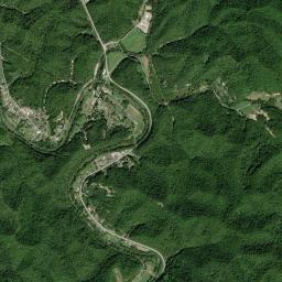 Breathitt County High Resolution Satellite Map