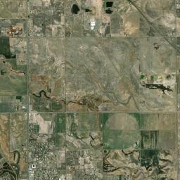 Alamosa East High Resolution Satellite Map