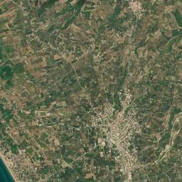 Zacháro High Resolution Satellite Map