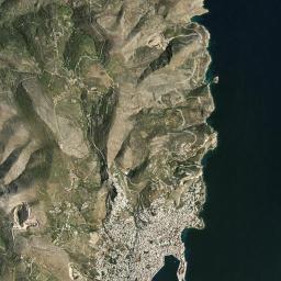 Áno Sýros High Resolution Satellite Map