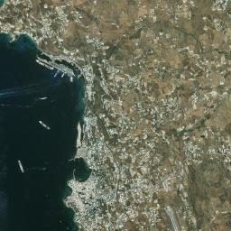 Mykonos High Resolution Satellite Map