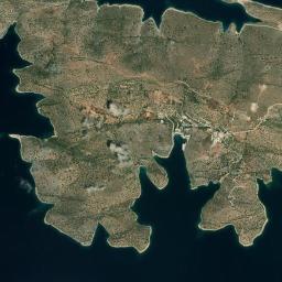 Megálo Chorió High Resolution Satellite Map