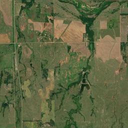 Aerial view of Chikaskia River