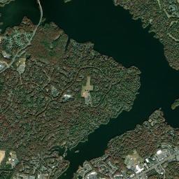 Woodlake High Resolution Satellite Map