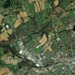 Campbellsville High Resolution Satellite Map