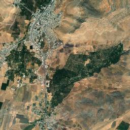 Derik İlçesi High Resolution Satellite Map