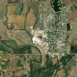 Medicine Lodge High Resolution Satellite Map