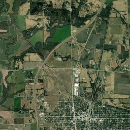 Cherryvale High Resolution Satellite Map