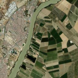 Coria del Río High Resolution Satellite Map