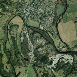 Greensburg High Resolution Satellite Map