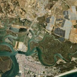 Isla Cristina High Resolution Satellite Map