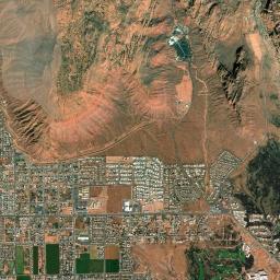 Ivins High Resolution Satellite Map