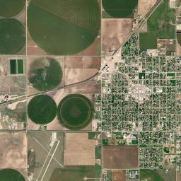 Hugoton High Resolution Satellite Map
